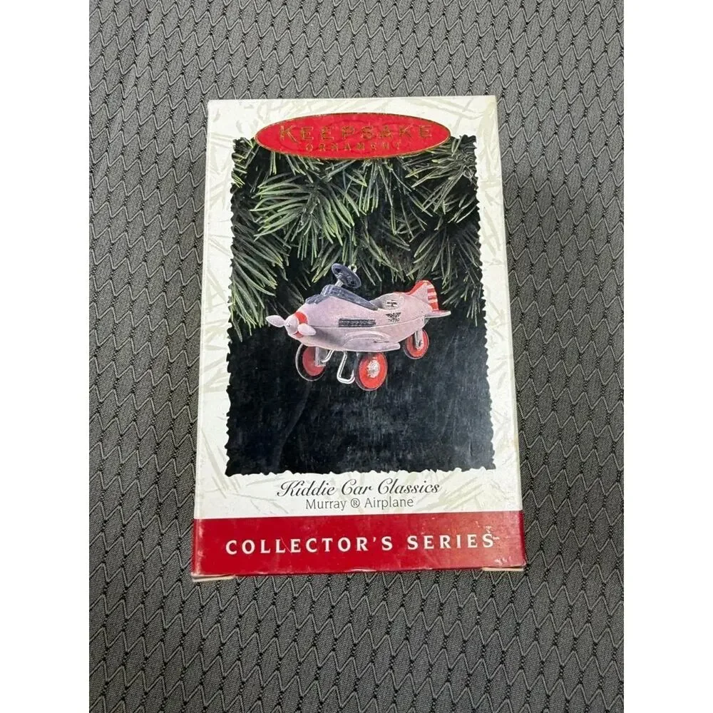 Kiddie Car Ornament Murray Airplane #3 In Kiddie Car Classics 1996 Hallmark NEW